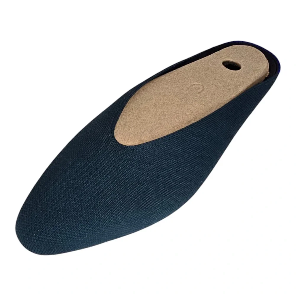 Rothy’s Almond Demi Mule Deep Emerald Knit Slip-On 10.5 NIB with Box - Picture 3 of 9